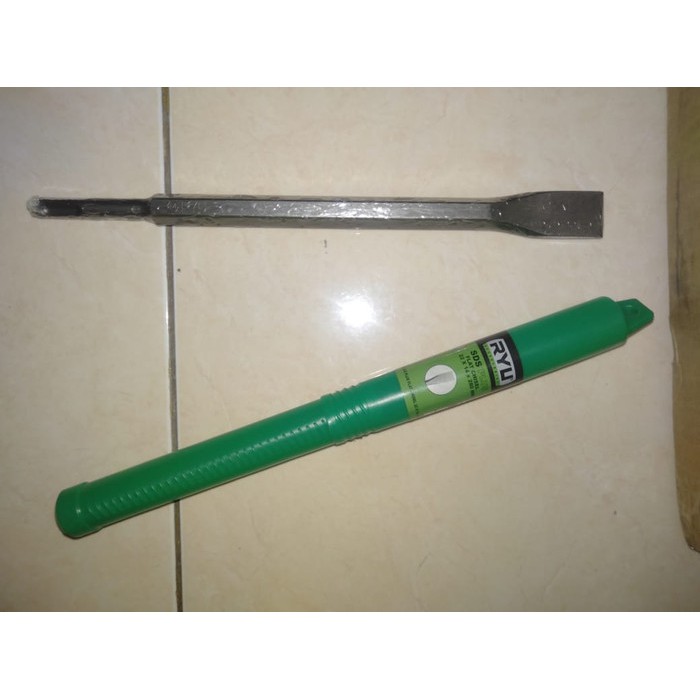 RYU Mata Bor Beton Bobok Pipih/Flat SDS Plus 22x14x280mm