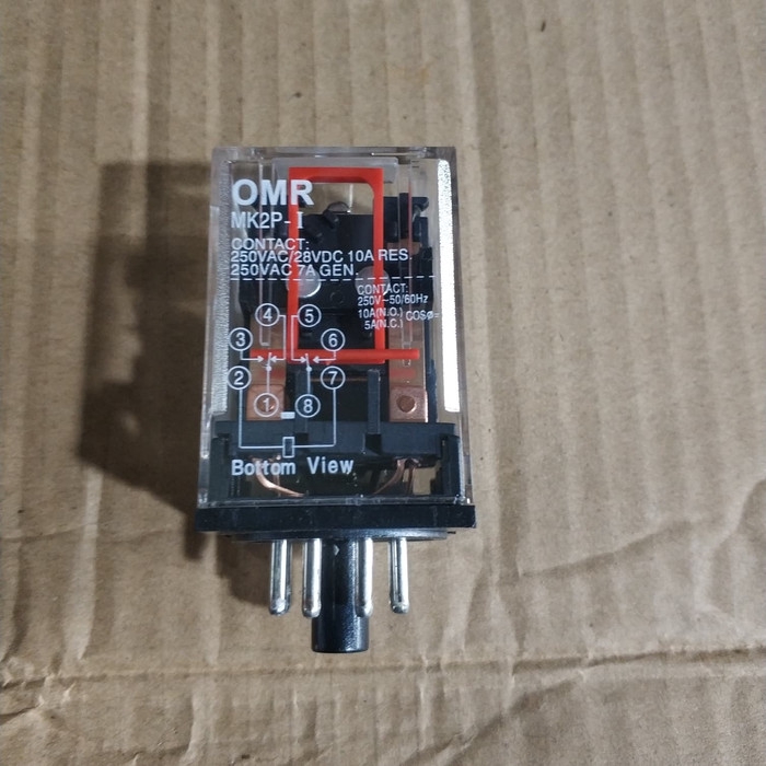 Relay OMR MK2P-I Tegangan 220volt 8pin / Relay 8 pin 220 v / Relay MK