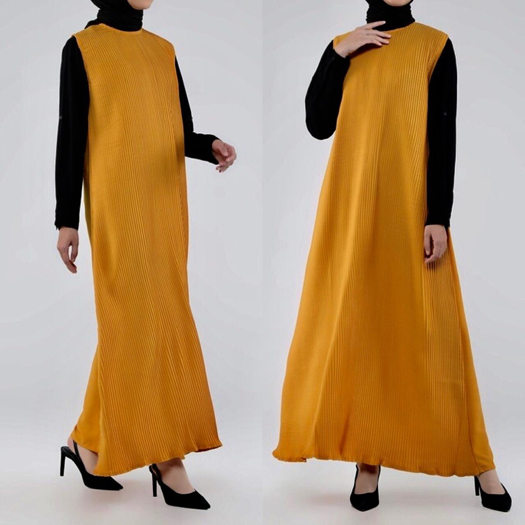 

Irsalina Inner Pleats Mustard