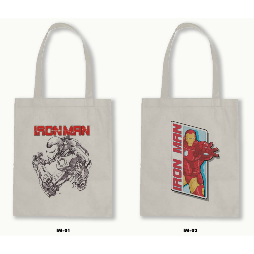 TOTE BAG BLACU - IRON MAN