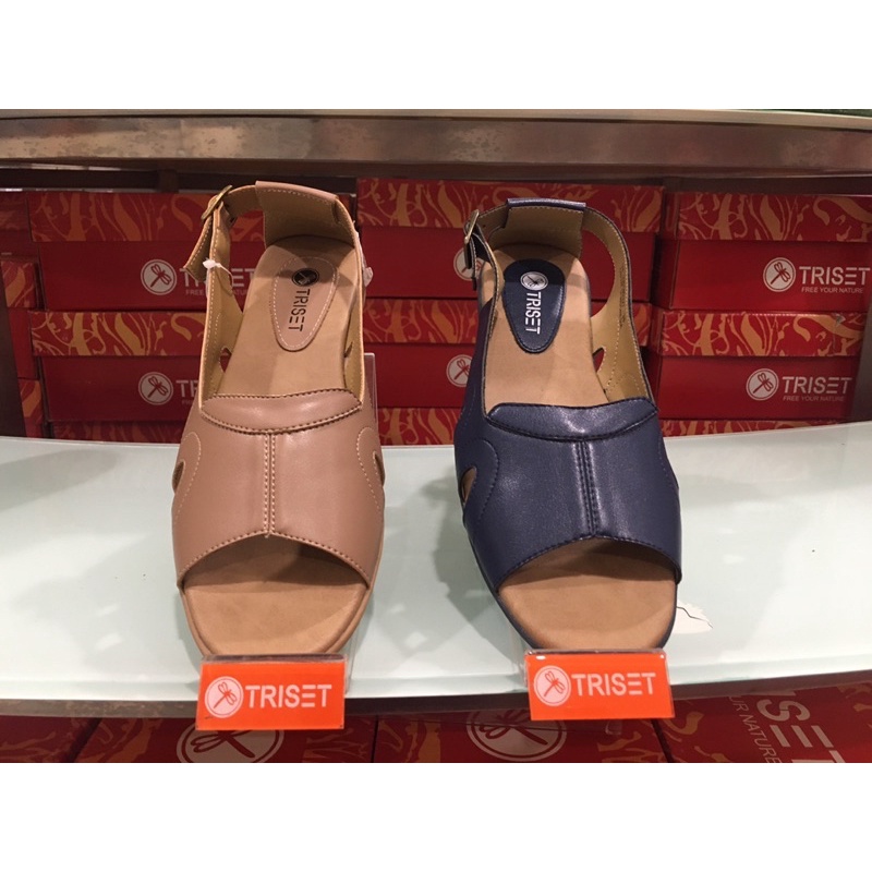 sepatu sandal flat triset original