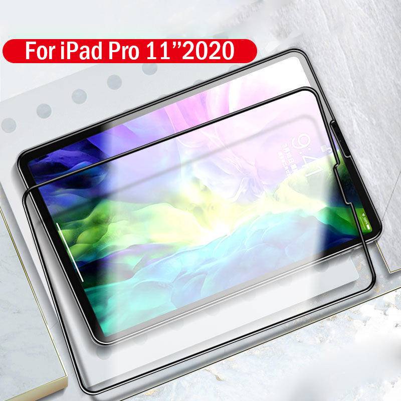 Anti Jatuh Tempered Glass Untuk iPad Pro 11 2018 2020 2021 2022 10 9 8 7 6 5 10.9 10.2 9.7 Airbag Pelindung Layar Tepi Untuk iPad Air Mini 6 5 4 3 2 10.5 10.9 7.9 8.3