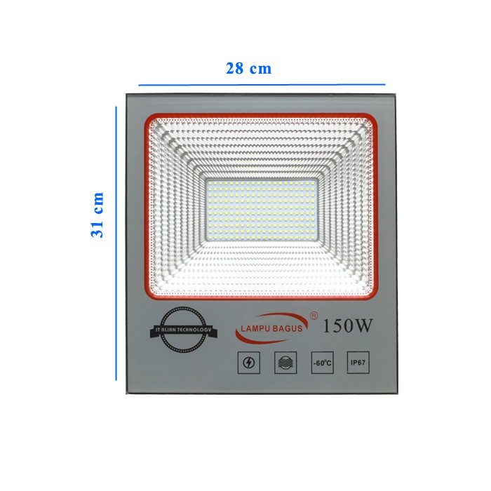 Lampu Sorot Led / Lampu Tembak Led Floodlight 150 Watt Waterproof