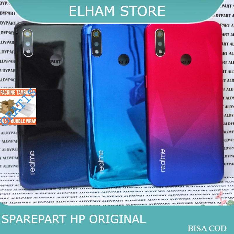 Housing Backdoor Kesing Casing Tutup Belakang Backcover RELME 3 KOMPATIBEL