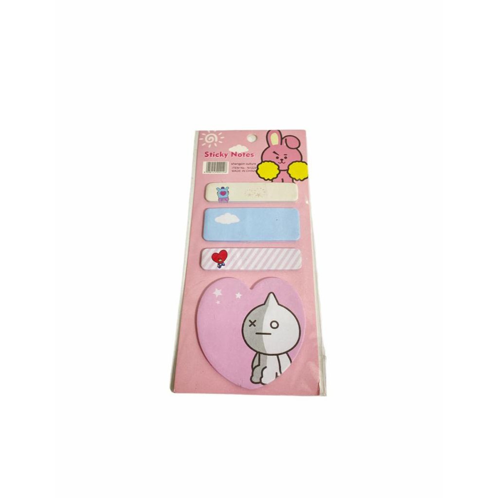 POST IT MEMO BT2I BTS MEMO POST IT STIKY NOTES BT2I-Pink