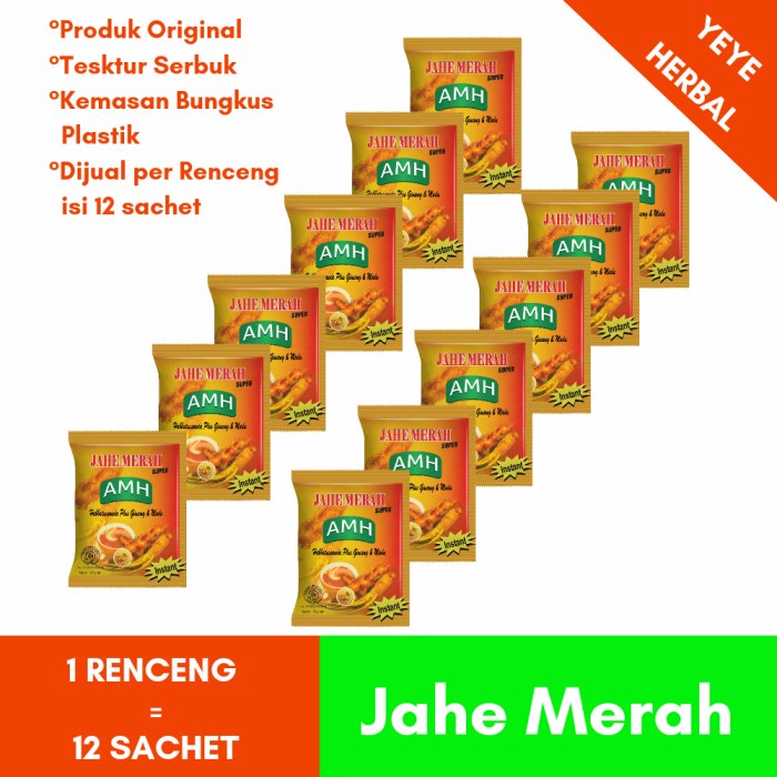 

tradisional-minuman- jahe merah super amh -minuman-tradisional.