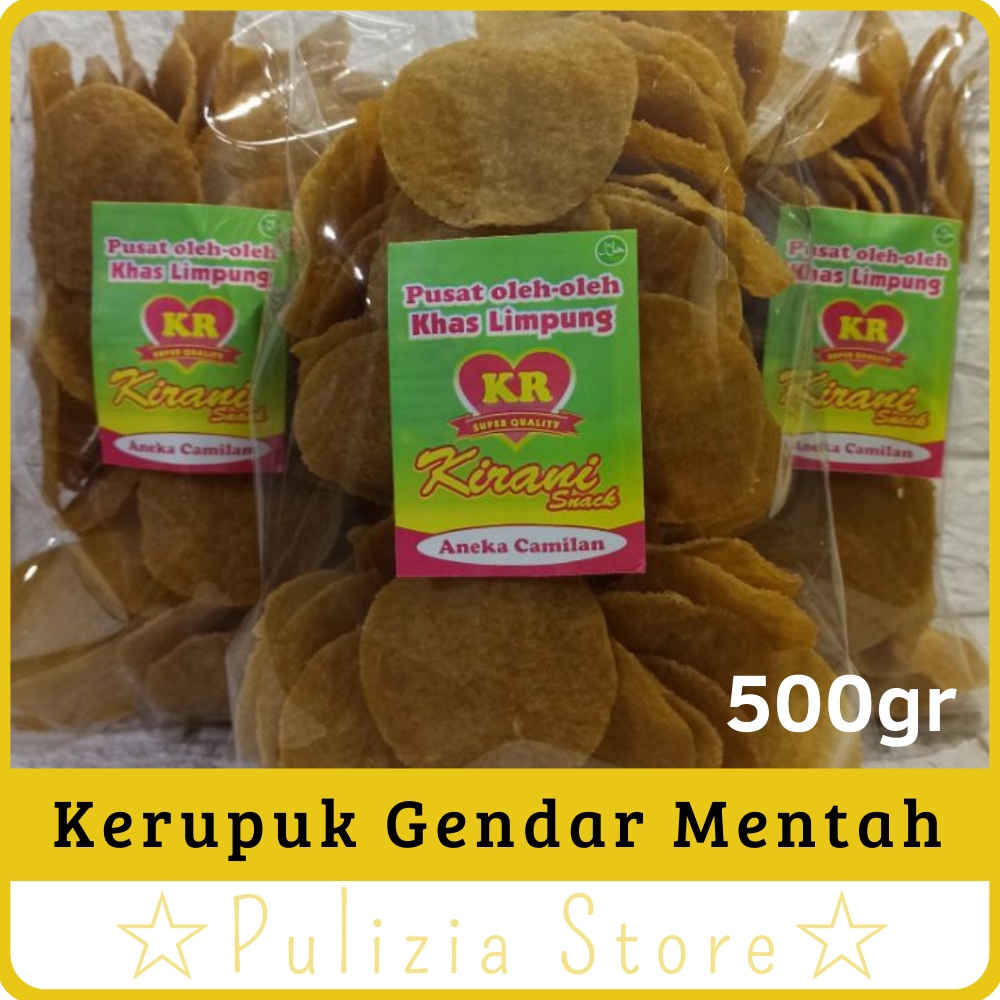 

KRUPUK GENDAR MENTAH KUALITAS SUPER 500gr