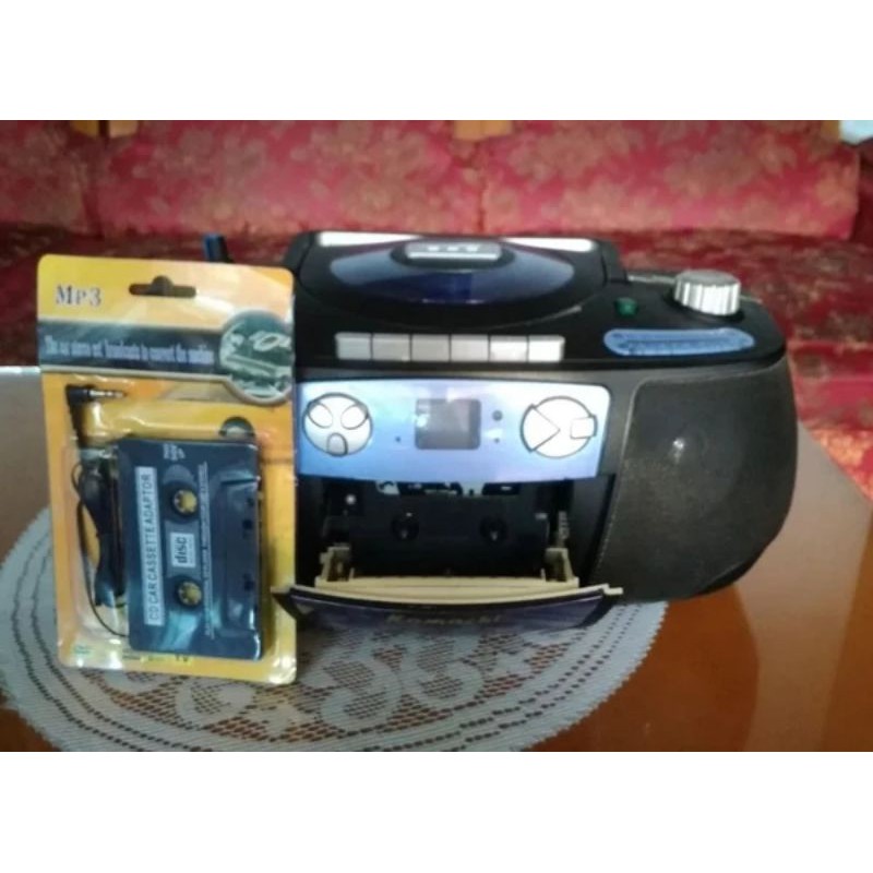 Tape radio boombox modif subwoofer speaker aktif bluetooth bukan polytron