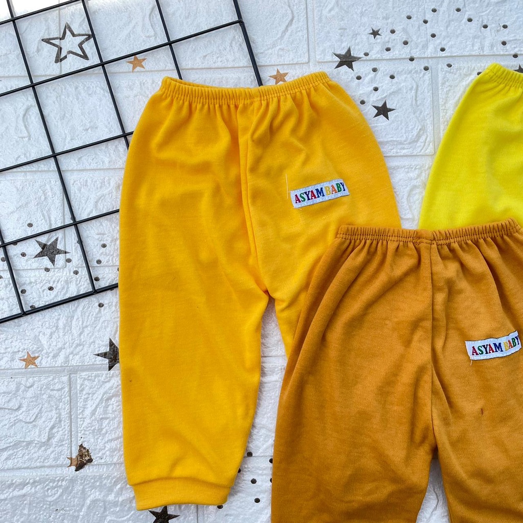 3 Pcs Celana Panjang Bayi Celana Bayi Baru Lahir Celana Newborn Asyam Baby