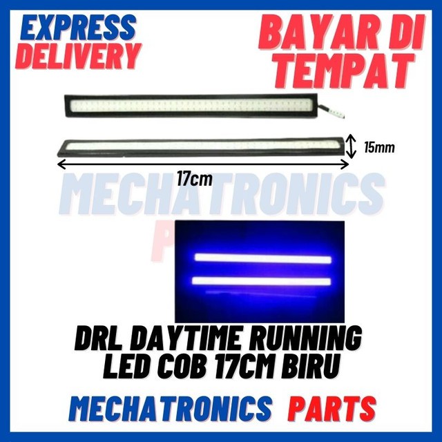 [DSP-9332] DRL DAYTIME RUNNING LED COB 17CM BIRU