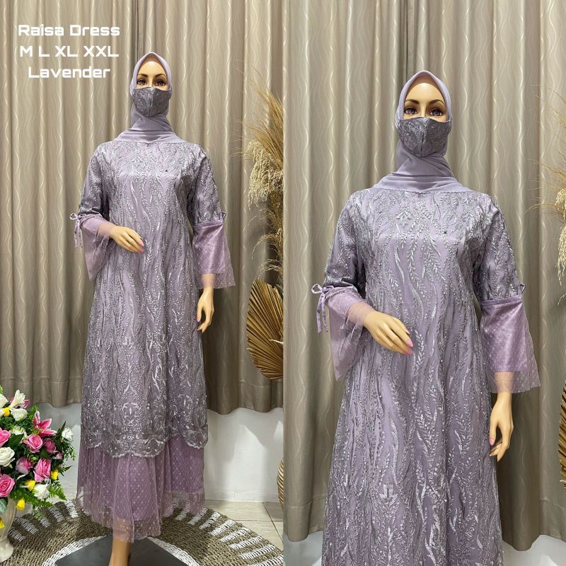 Raisa Dress NF / Gamis Kebaya Modern / Dress Kondangan / Kebaya Modern