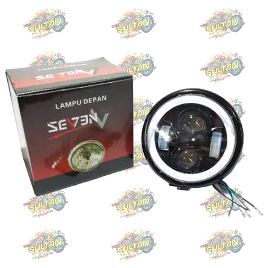 LAMPU DEPAN HEAD LAMP REFLEKTOR DAYMAKER ANGEL EYES BATOK CB