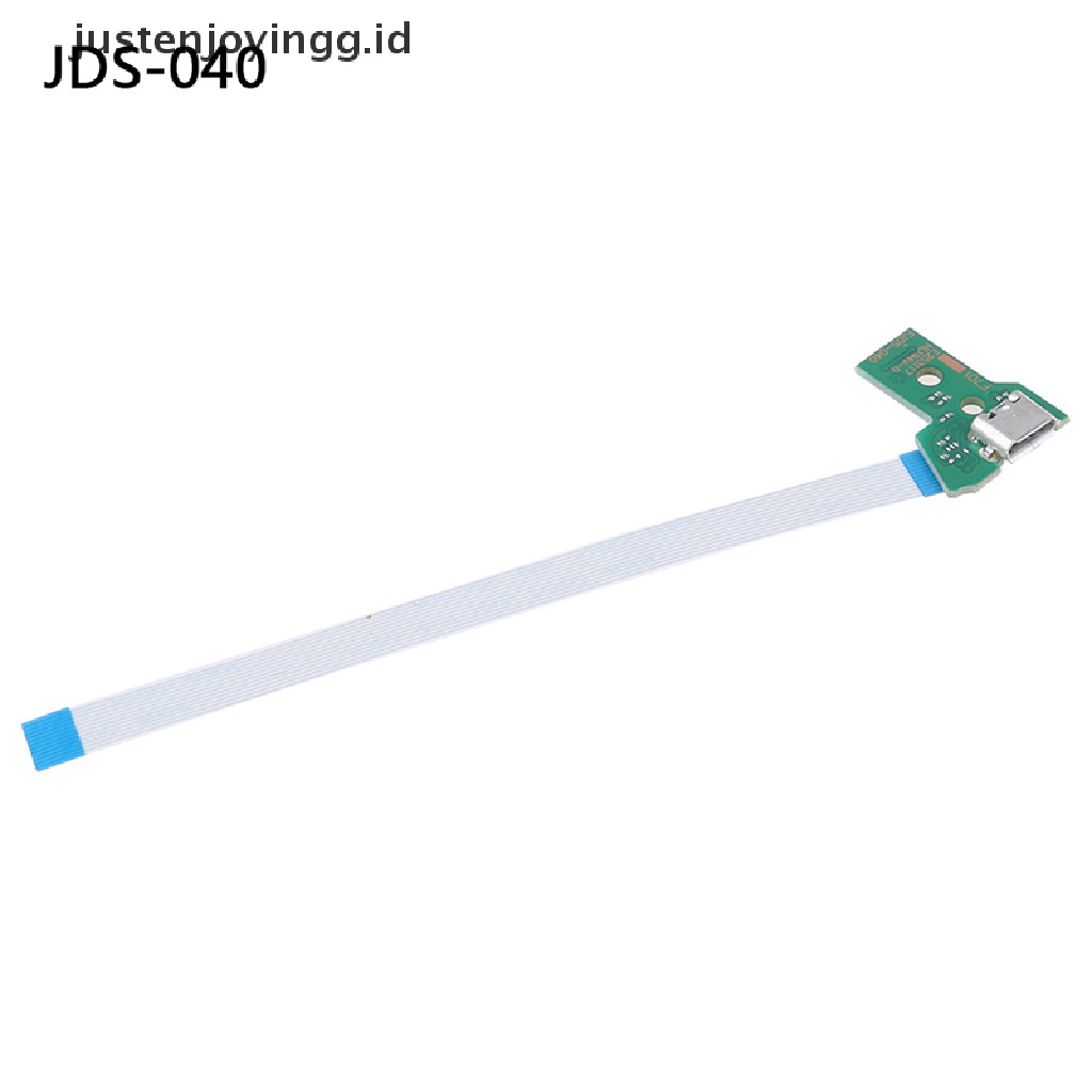 // justenjoyingg.id // USB Charging Port Socket Circuit Board 12Pin JDS 011 030 040 For PS4 Controller ~