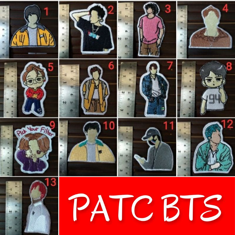 Patch bordir BTS