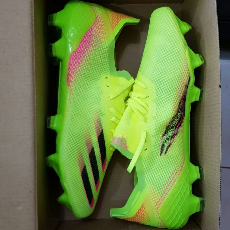 Sepatu Bola Adidas X 1 Ghosted Stabilo Hijau Fg