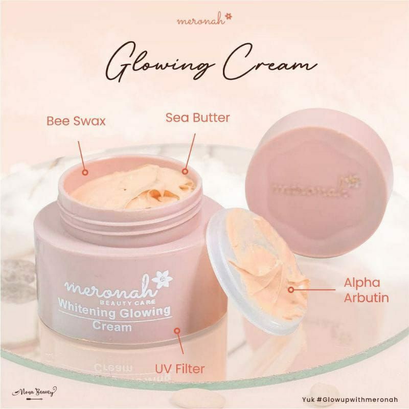 Meronah Whitening Glowing Cream 2in1 / MERONAH Glowing Cream