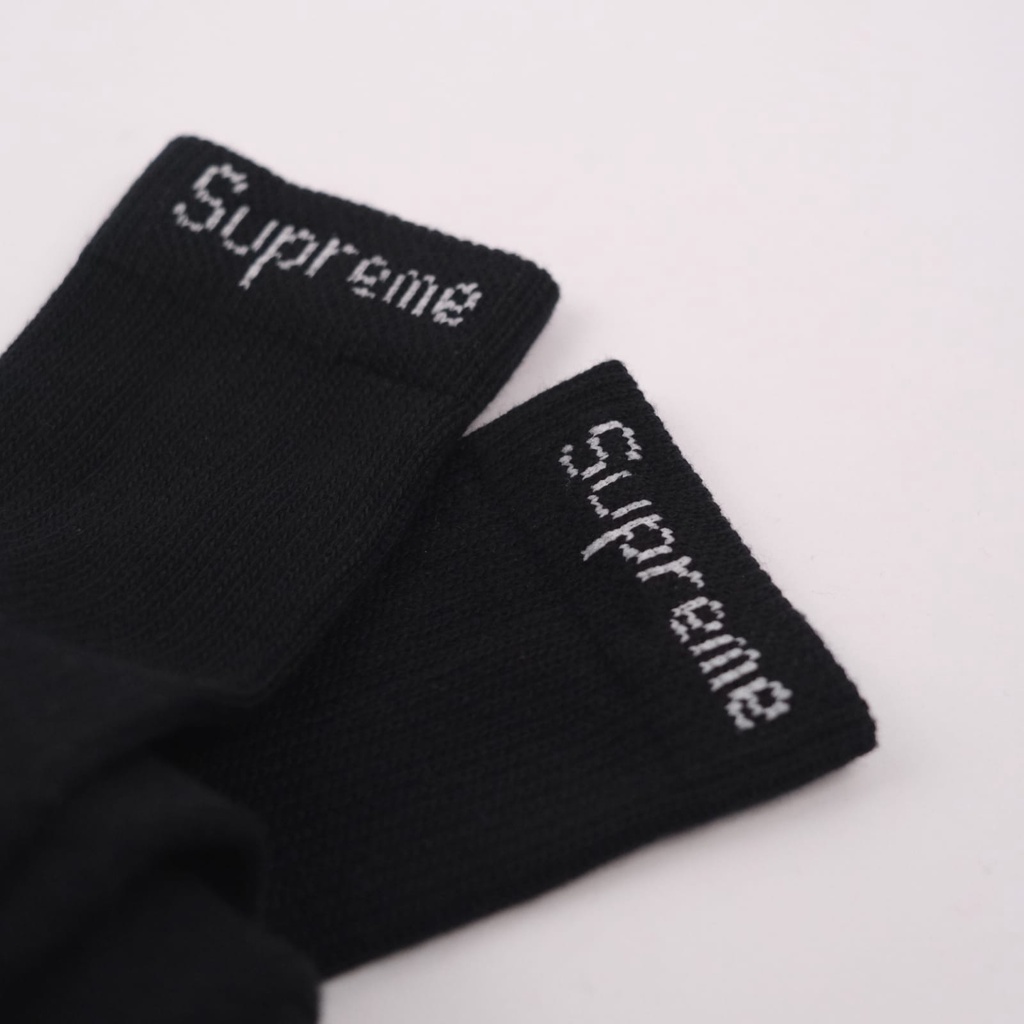 Supreme Hanes Socks Black