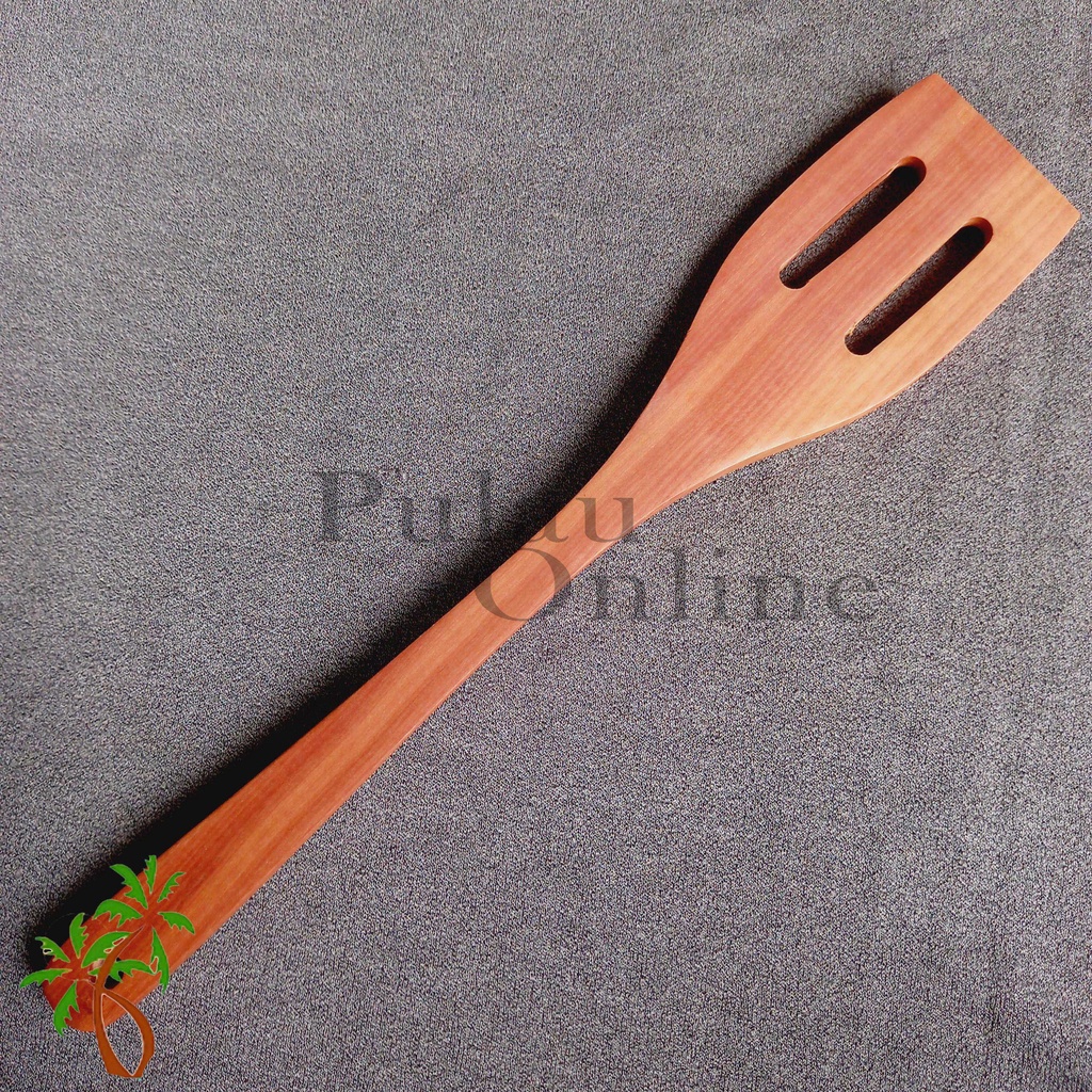 Spatula Kayu Sawo 30cm - Sodet Kayu  - Sutil Kayu Sawo