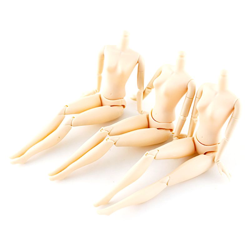 Mary 12inch DIY Untuk Kit Boneka Mainan Figure Joint Nude Untuk Bagian Tubuh Boneka Komunikasi Populer