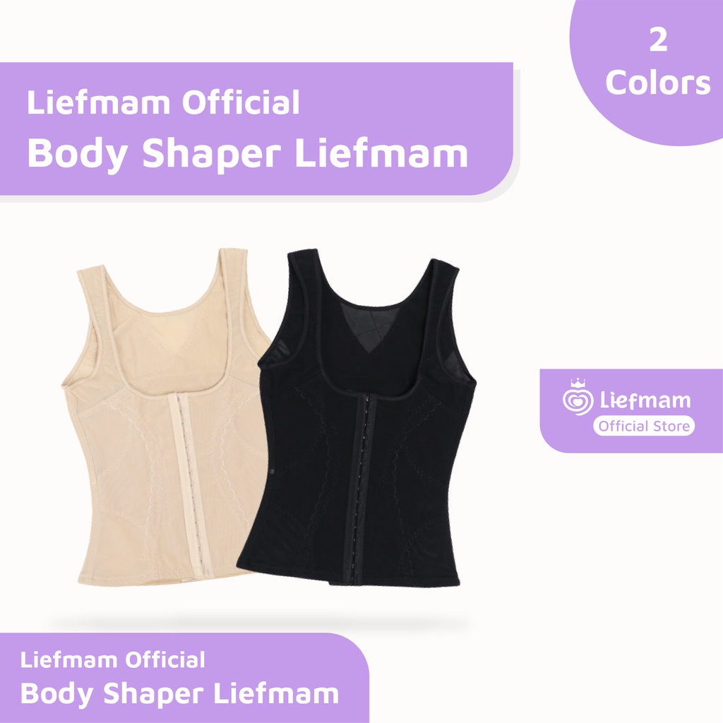 [M-5XL] Body Shaper Liefmam (Zaraya) Original - Korset Tanktop Pengencang Payudara &amp; Pengecil Perut