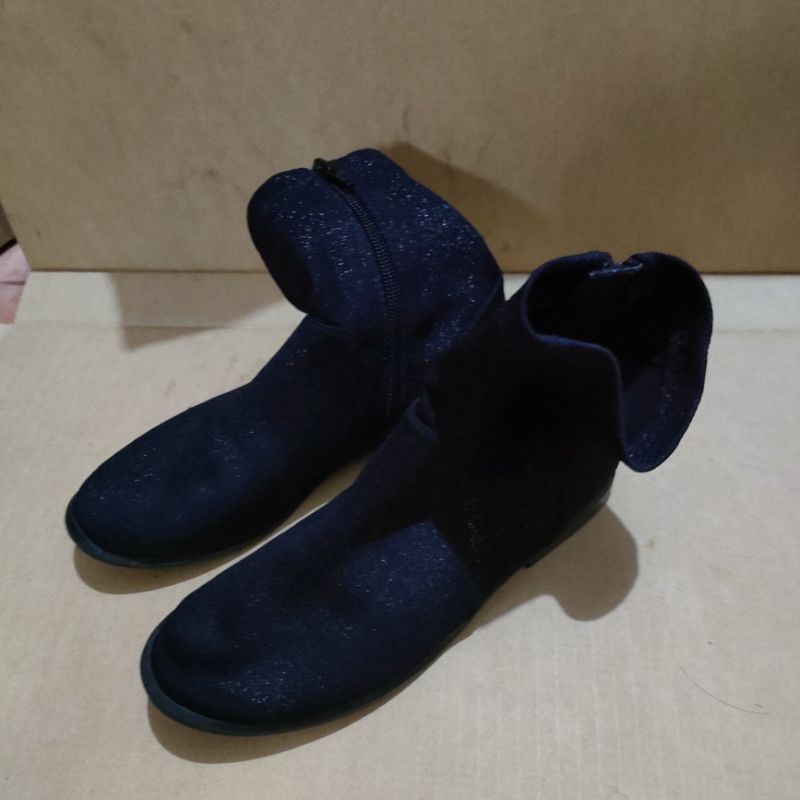 zara glitter boots