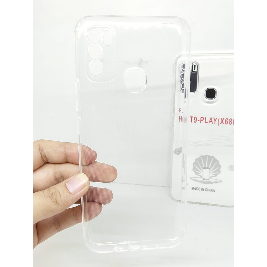 Soft Case Clear HD with Protector Camera Infinix Hot 9 Play 6.82 inchi TPU Silicon Transparan