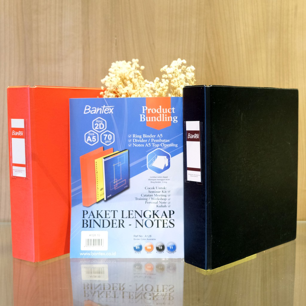 

Bantex Banded Ring Binder A5 / Paket Ring Binder A5 | A128
