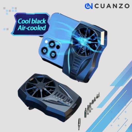 Smartphone Cooling Fan Kipas Heat Sink Rechargeable / Pendingin Hp Handphone Untuk Game Gaming Iphone X9 Realme Oppo Redmi Android Fan Holder / Kipas Angin Hp Gaming Game Android Cooling Pad / Cooling Fan Fun Coler Cooler Smartphone Radiator Usb For Phone