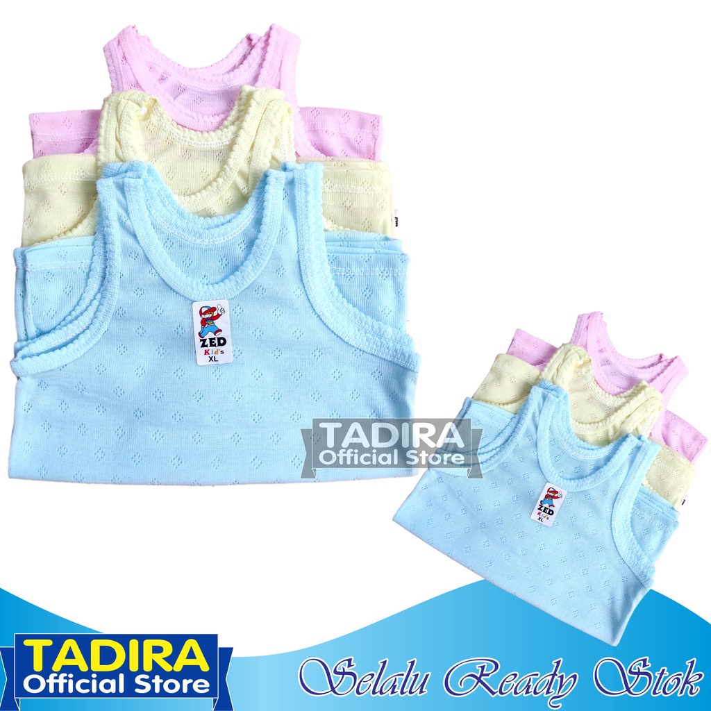 6 Pcs Kaos Dalam Anak Anak Laki Laki dan Perempuan Usia 0-15 Tahun TADIRA Store