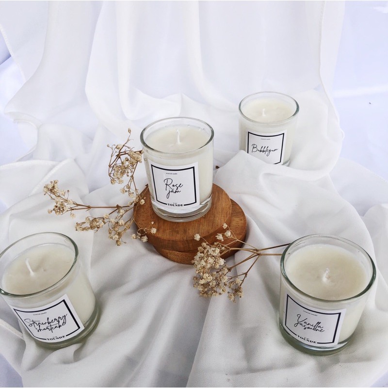 soy scented candle 65gr | lilin aromatherapy