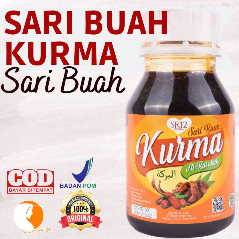 

SARI BUAH KURMA AL BAROKAH SR12/ SARI KURMA ASLI/MENINGKATKAN STAMINA TUBUH/PROMIL