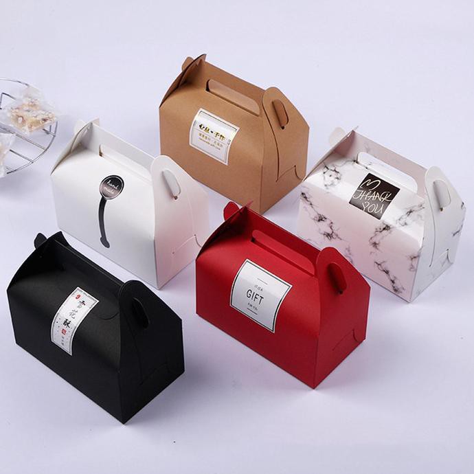 

Snh 10Pcs Paper Muffins Bakery Wrapping Packing Cupcake Candy Boxes Ryanstore36