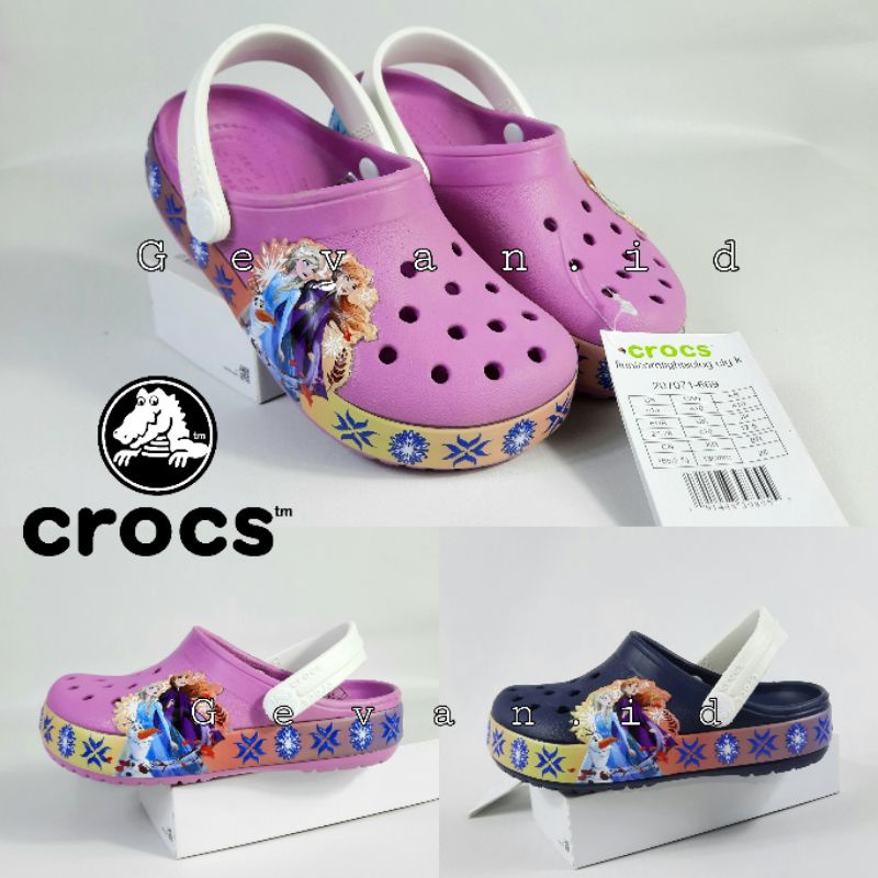 CROCS FUNLAB / CROCS ANAK FROZEN / SANDAL CROCS ANAK PEREMPUAN / CROCS ANAK ORIGINAL