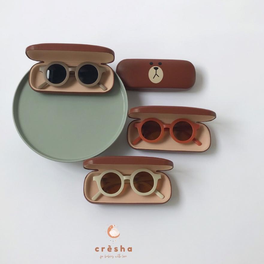 Terlaris CRESHA - Kids Sunglasses Anti UV with Case | Kacamata Anak Anti UV Set*