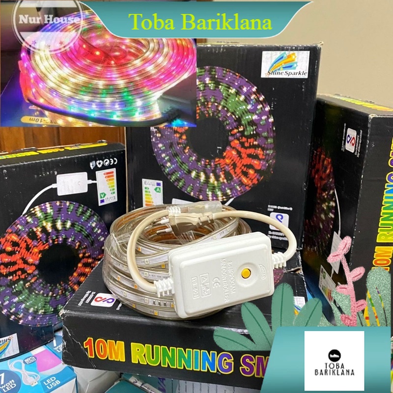 Led Strip RGB Runing 10 Meter Lampu selang RGB