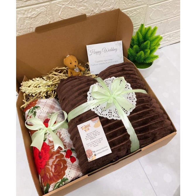 Hampers Sprei Selimut / Hampers Wedding / Kado Pernikahan