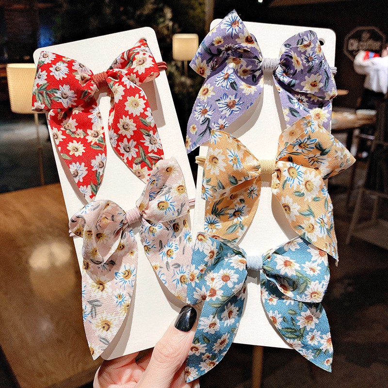 IKATAN RAMBUT KOREA IMPORT / IKAT RAMBUT KARET MOTIF KOREA STYLE / AKSESORIS RAMBUT KOREA / KARET GELANG RAMBUT-I.R - #26 RANDOM