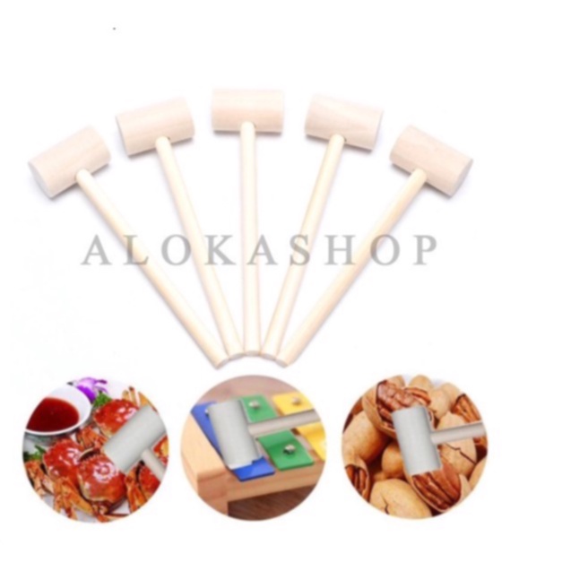 Palu pinata Cake / palu kayu mini / palu pemukul cake ulang tahun / serbaguna