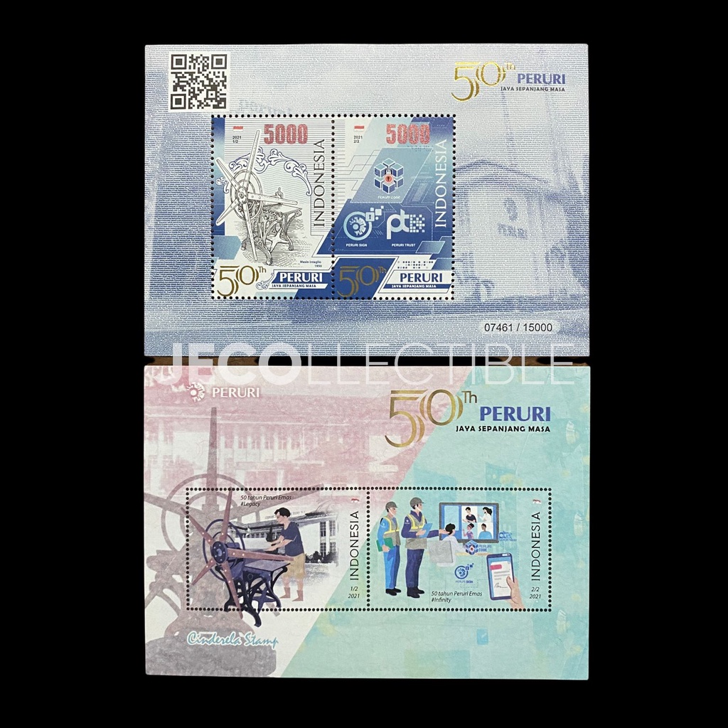 

Perangko Stamps Terbitan Khusus HUT 50 Tahun Peruri dengan Folder