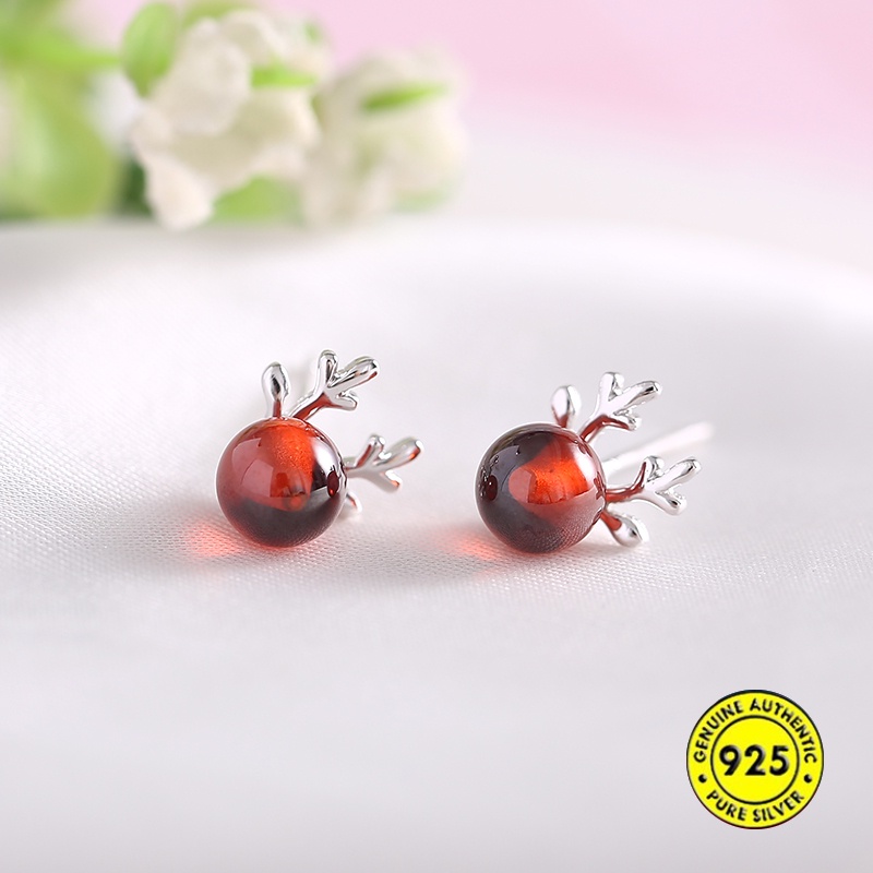 Anting Tusuk Sterling Silver 925 Untuk Wanita