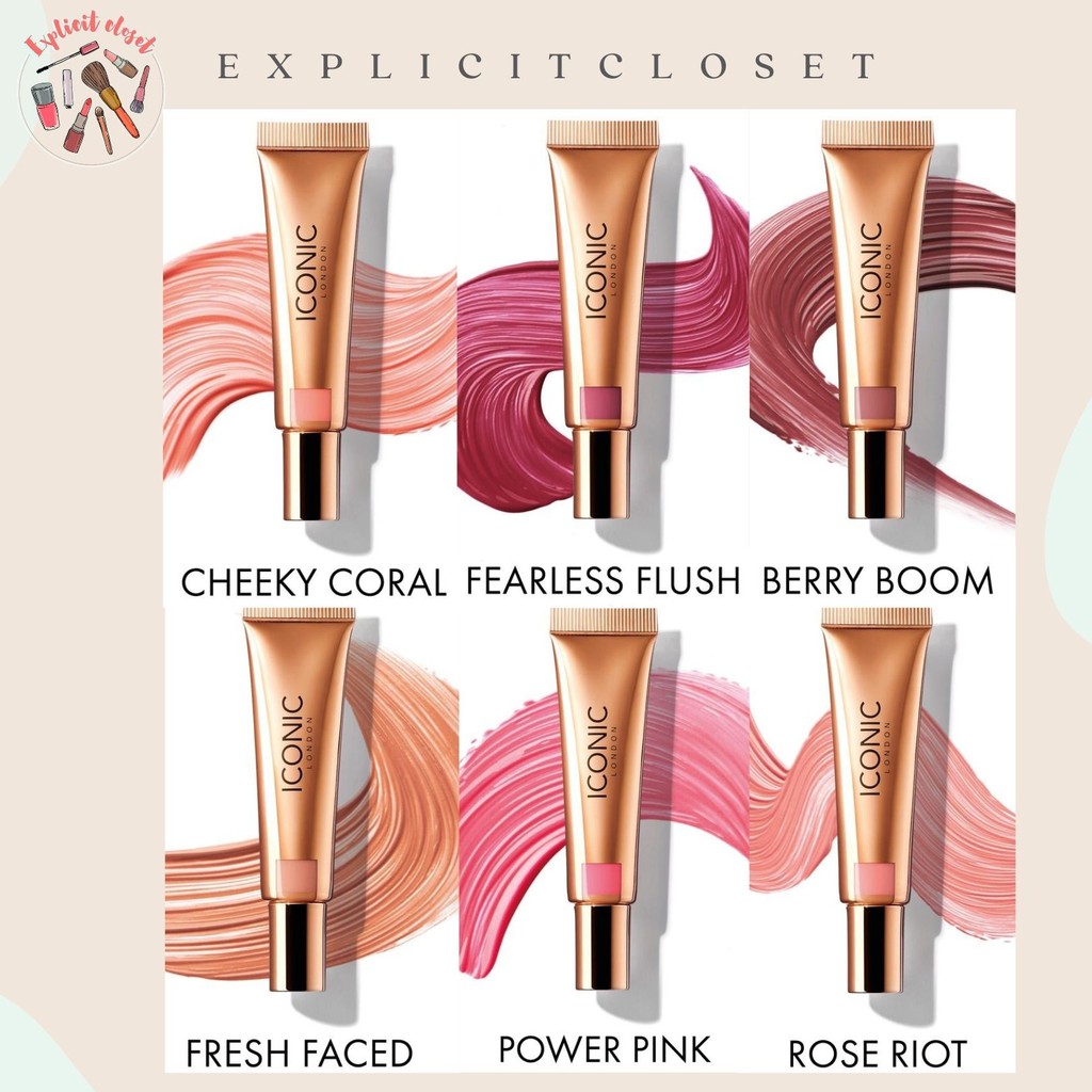 ICONIC LONDON Sheer Blush Shopee Indonesia