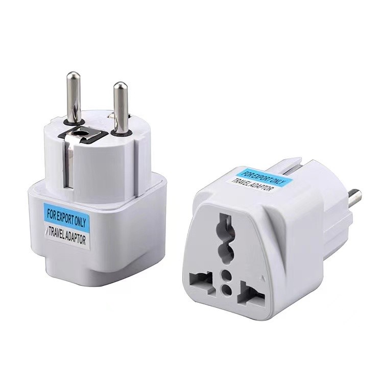 Over Steker Adaptor 3 Kaki Travel Adapter ke 2 Universal (UK + US+ AU) / Colokan Listrik / Travel Adaptor / Universal Steker