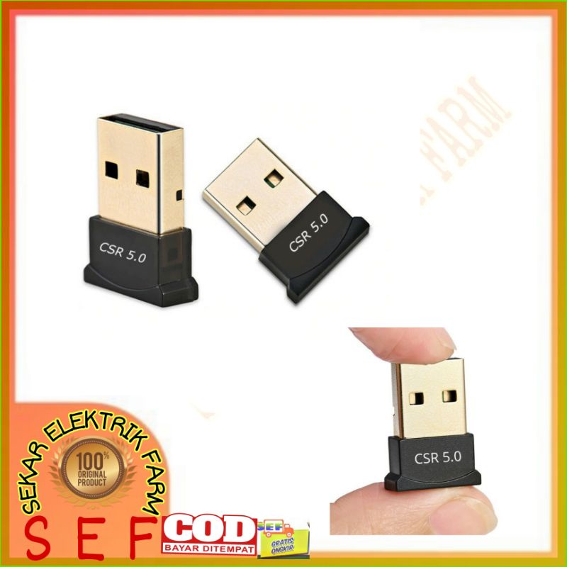 USB Mini Bluetooth CSR 5.0 USB Dongle Wireless device Eksternal V5.0 Adapter Transmitter Mouse Comp