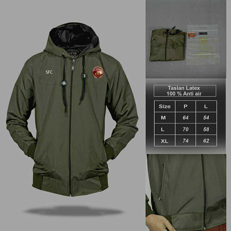 Jaket waterproof  sriwijaya FC