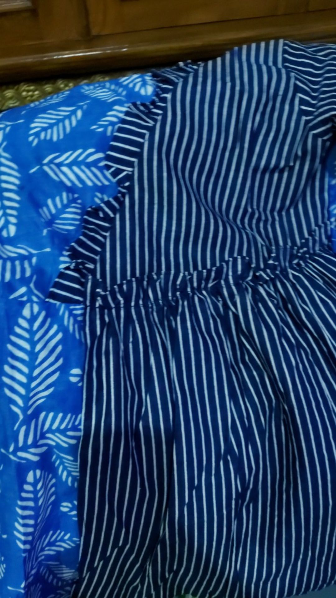 Tey-17 Batik Wanita Asj Sa Hrb026 Kenongo Kemeja Tosca Pendek