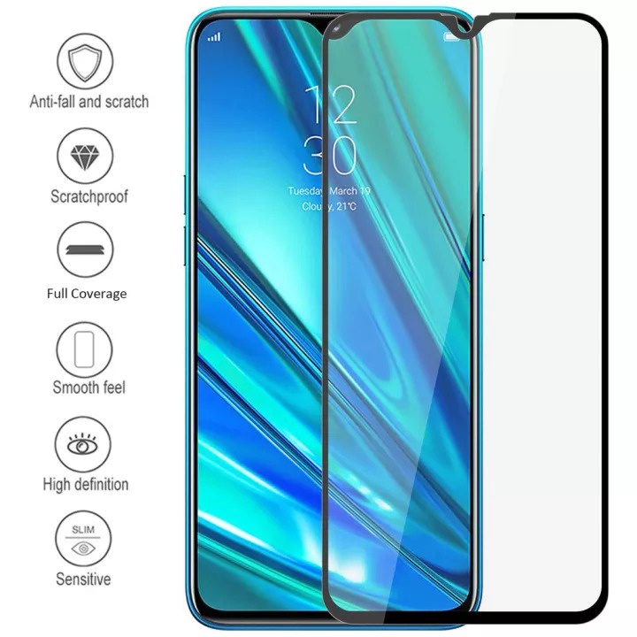 Oppo A16K A16E 6.52&quot; Tempered Glass Bening Full Ceramic Anti Spy Glare Matte