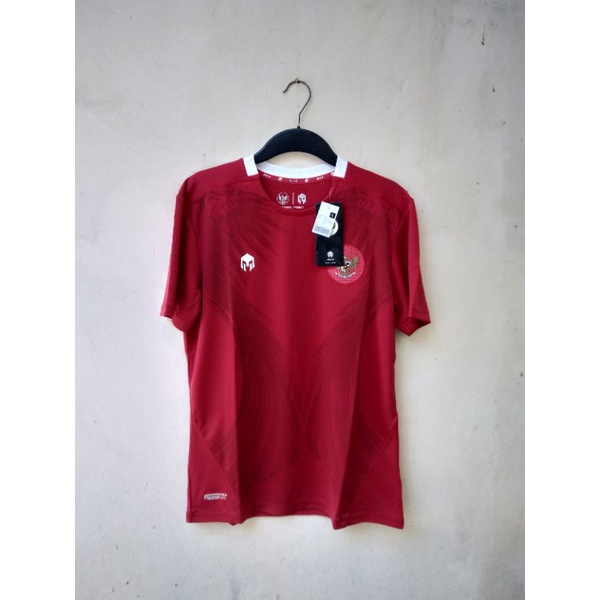 Jersey Baju Bola Timnas Indonesia Home 2020 2022 Original Replika Mills