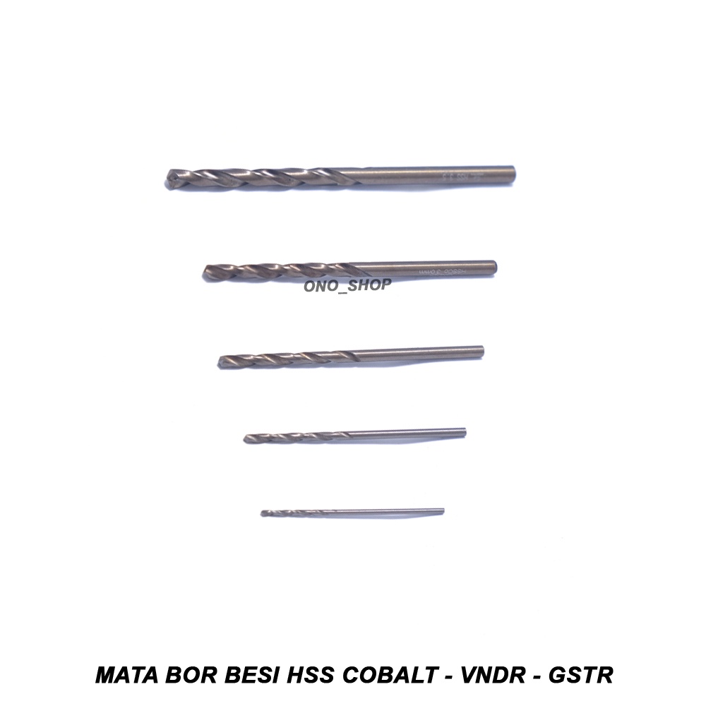 Mata Bor Besi HSS Cobalt - VNDR - GSTR - 4 mm
