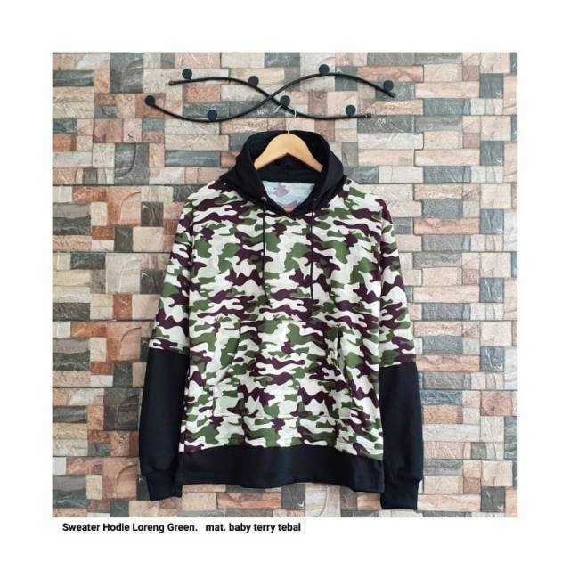 SWEATER HOODIE LORENG COWOK/CEWEK