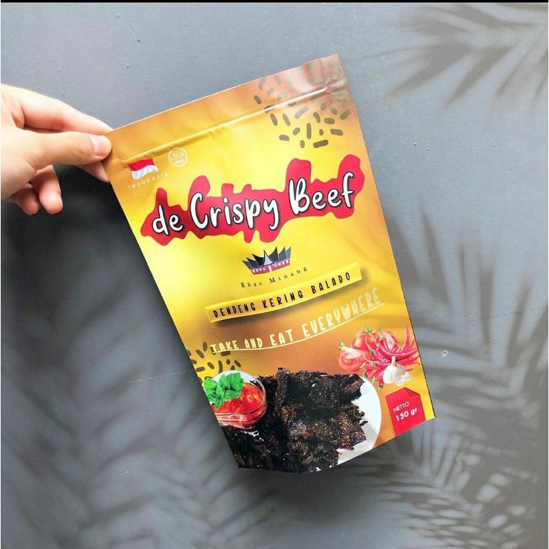 

Dendeng Kering Balado Krispy - dendeng sapi - de Crispy Beef - 150 gr